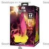 Monster Flame Beast dildo doble con sopapa